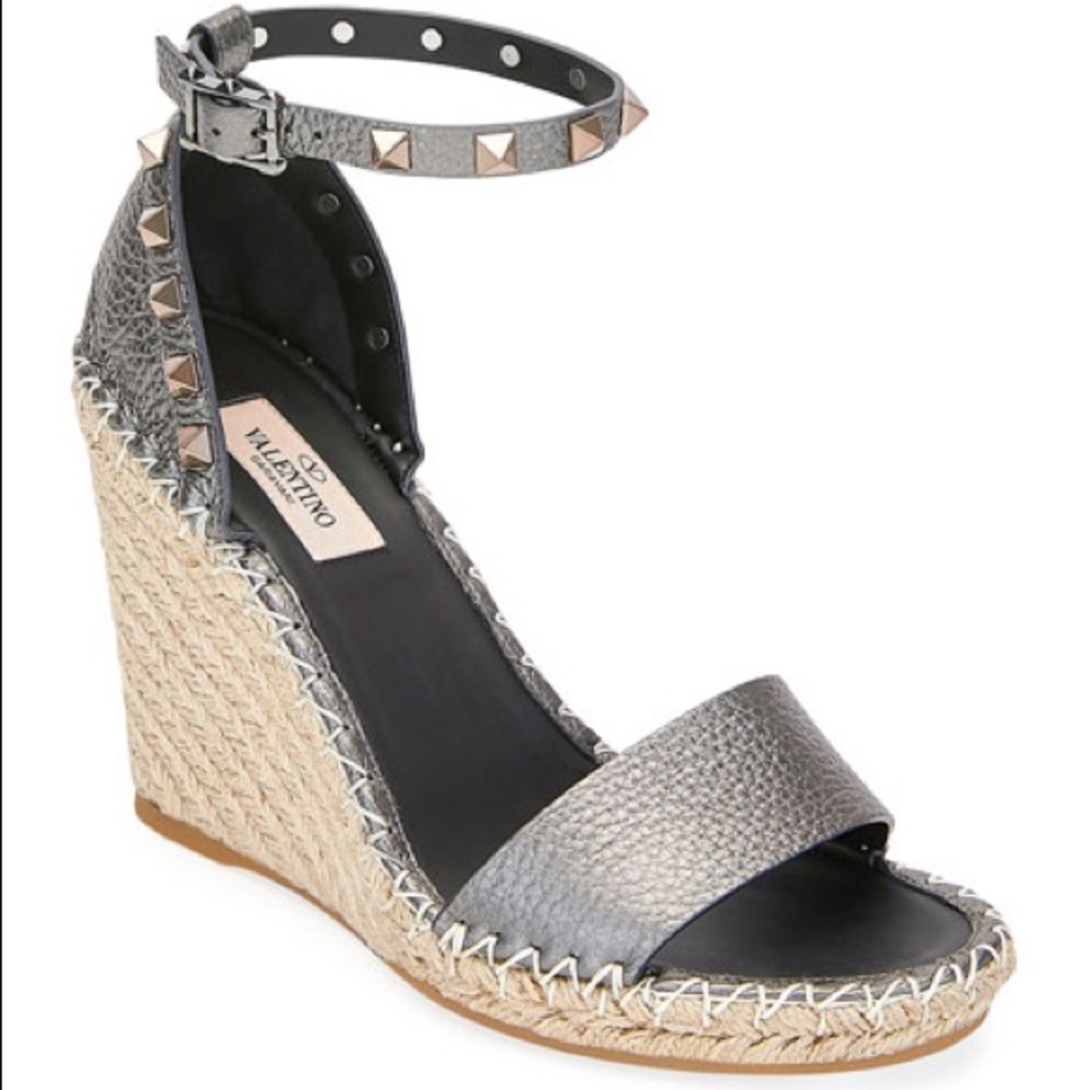 Valentino Garavani ankle strap espadrilles 38